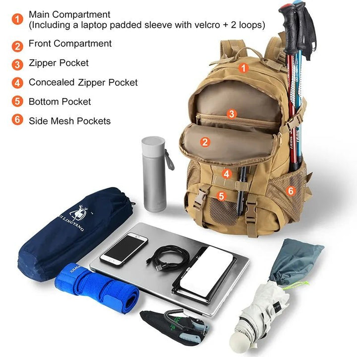 30L Military Style Backpack - HikeWare