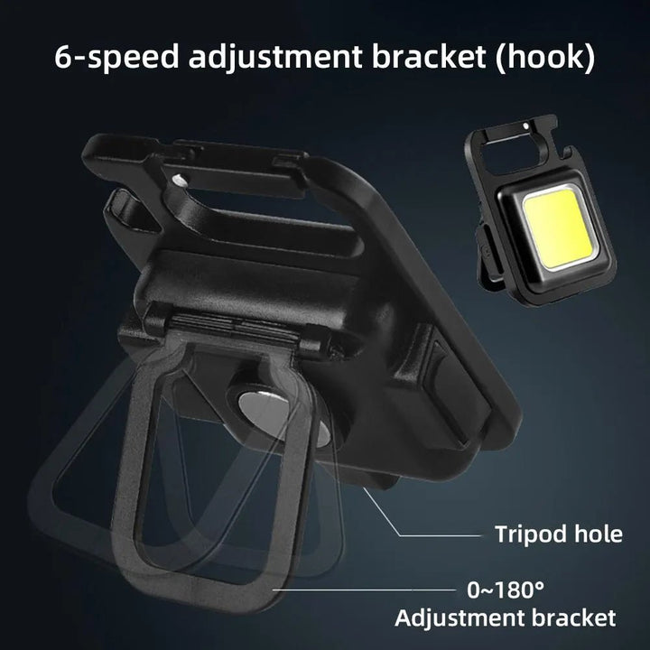 Multi-Functional LED Keyring Light - HikeWare  Discover the Multi-Functional LED Keyring Light - powerful and compact, illuminating your work with up to 500 lumens in complete darkness.