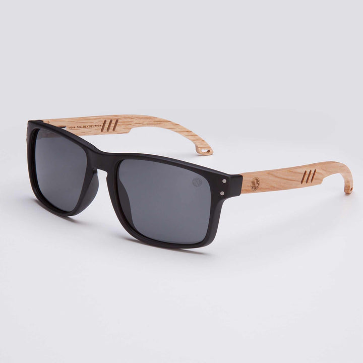 Bells Beach –Union of Surf Mens Polarised Sunglasses with Real Wood Arms