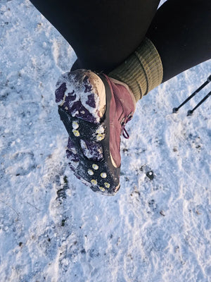 Silicone Ice Crampons With 10 Steel Studs