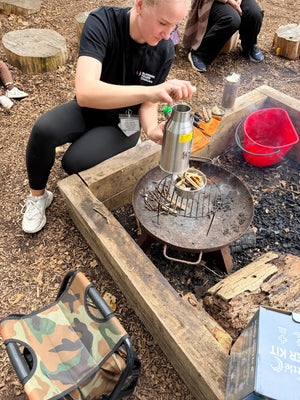 Kelly Kettle Trekker Kit - Fire Kettle and Stove (Stainless Steel)