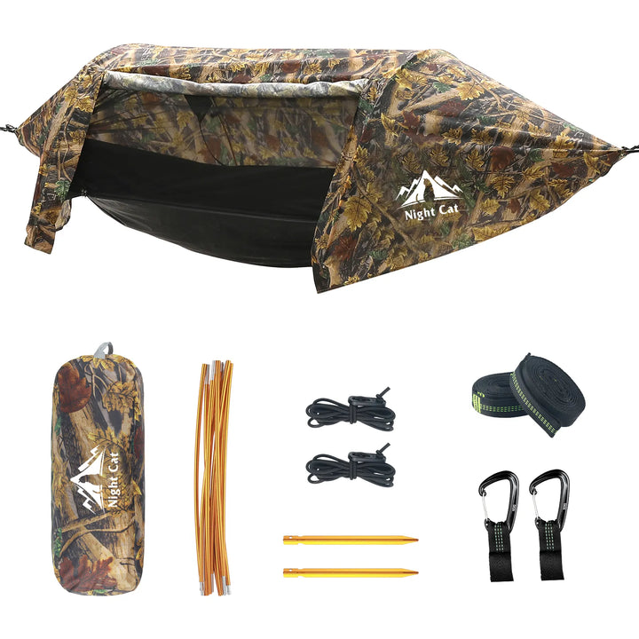 Night Cat Hammock Tent - close up detail, HikeWare
