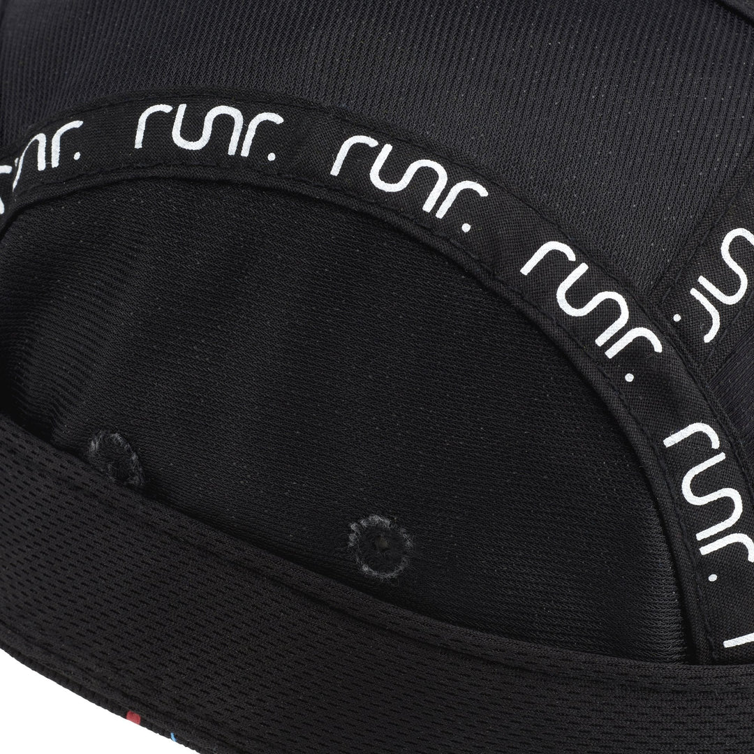 Runr Tokyo running hat - inside view