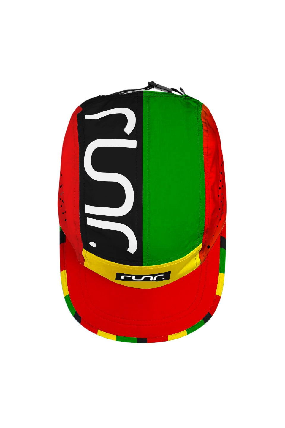 Runr Cool Runnings running hat - top view