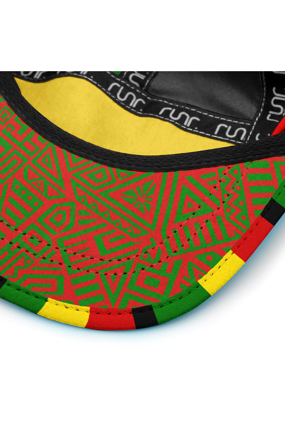 Runr Cool Runnings running hat - inside view