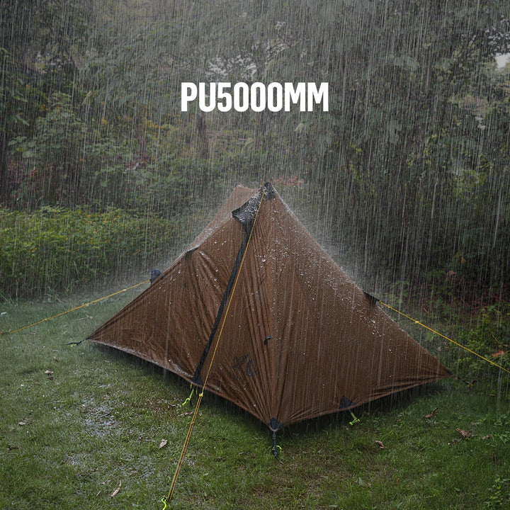 Night Cat 1 Person Ultralight Trekking Pole Tent interior view