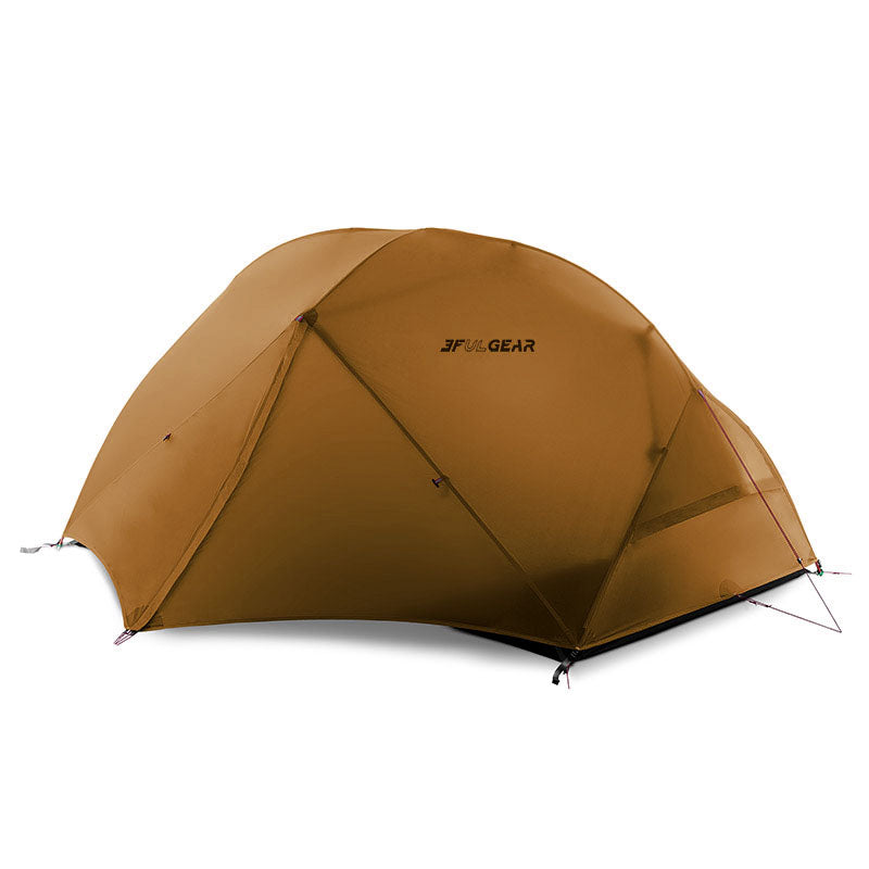 3F UL Gear Floating Cloud 2 Person Tent - Khaki 3 Season - HikeWare  