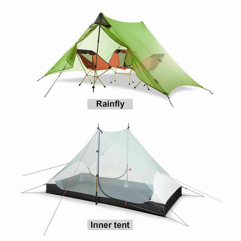 3F UL Gear Lanshan 2 Classic / 3 Season / Green - HikeWare  