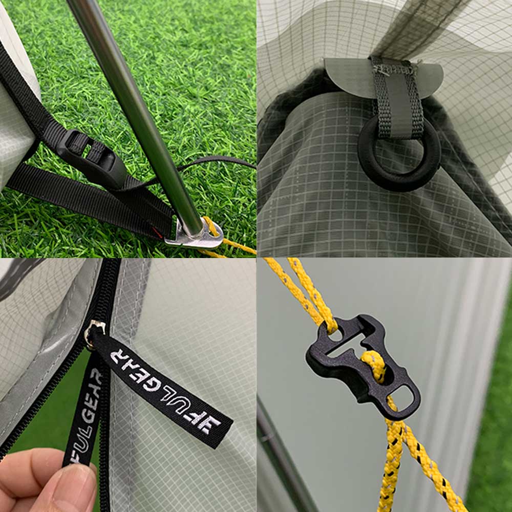 3F UL Gear Shell2 Lightweight Tent 3 Season (Various Colours) - HikeWare  