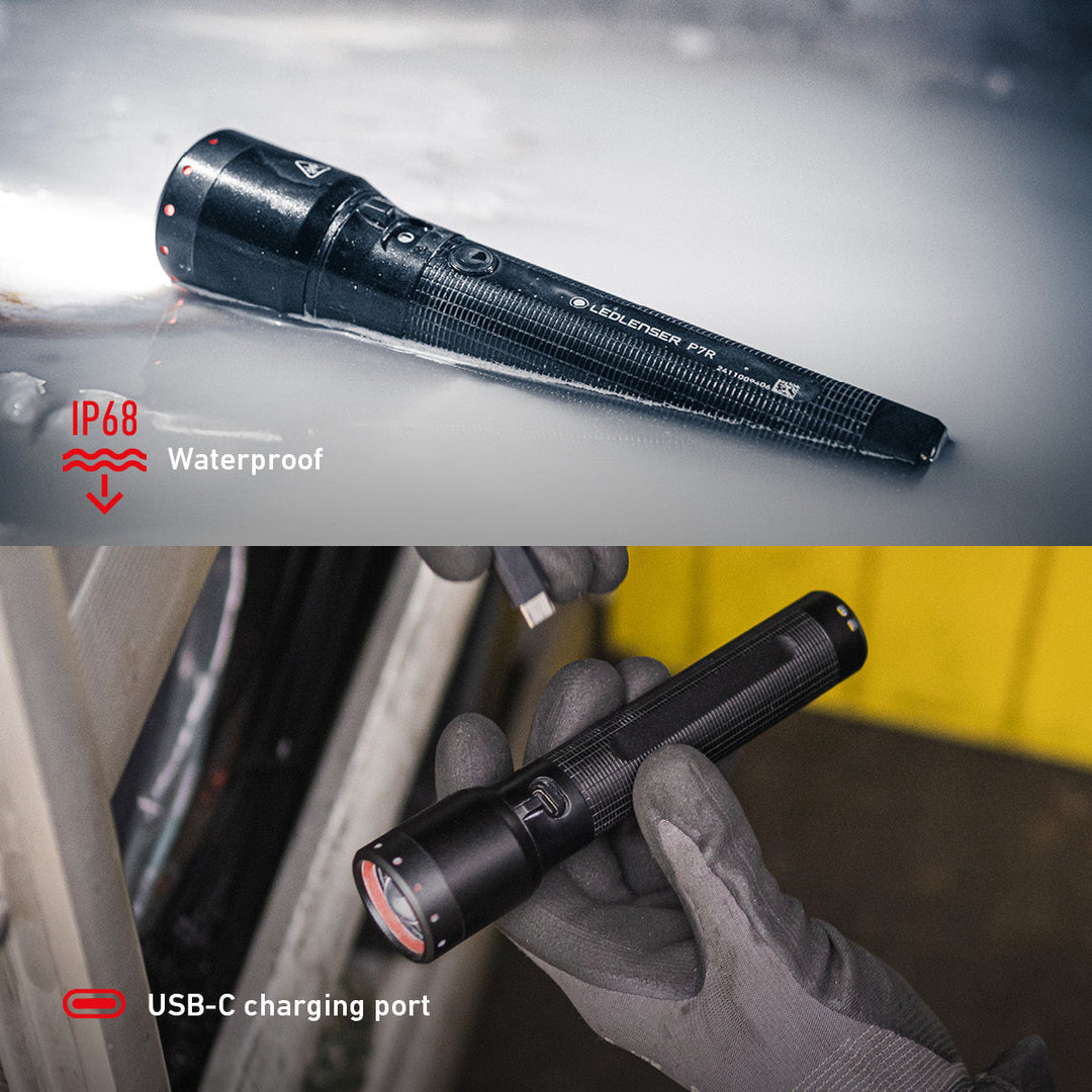 P7R Rechargeable Torch 2025, 2000 Lumens - HikeWare  
