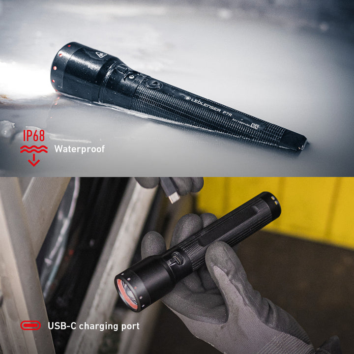 P7R Rechargeable Torch 2025, 2000 Lumens - HikeWare  