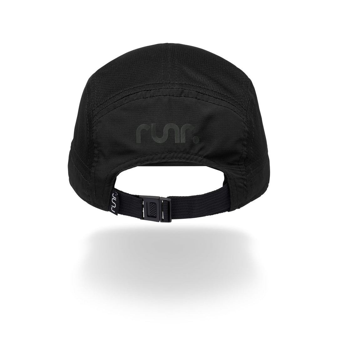 Runr Stuttgart Blackout running hat - back view