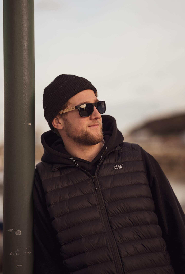 Bells Beach –Union of Surf Mens Polarised Sunglasses with Real Wood Arms