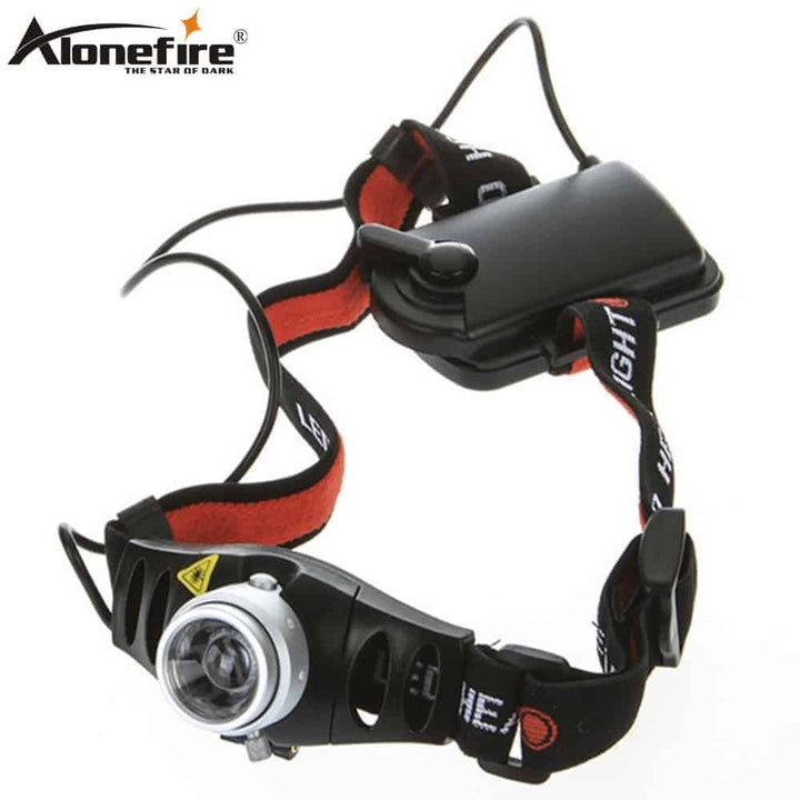 ALONEFIRE HP71 Cree Q5 led 5W Zoomable Headlamp - HikeWare  