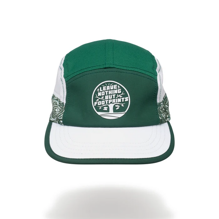 Runr Leave Nothing But Footprints technical running hat