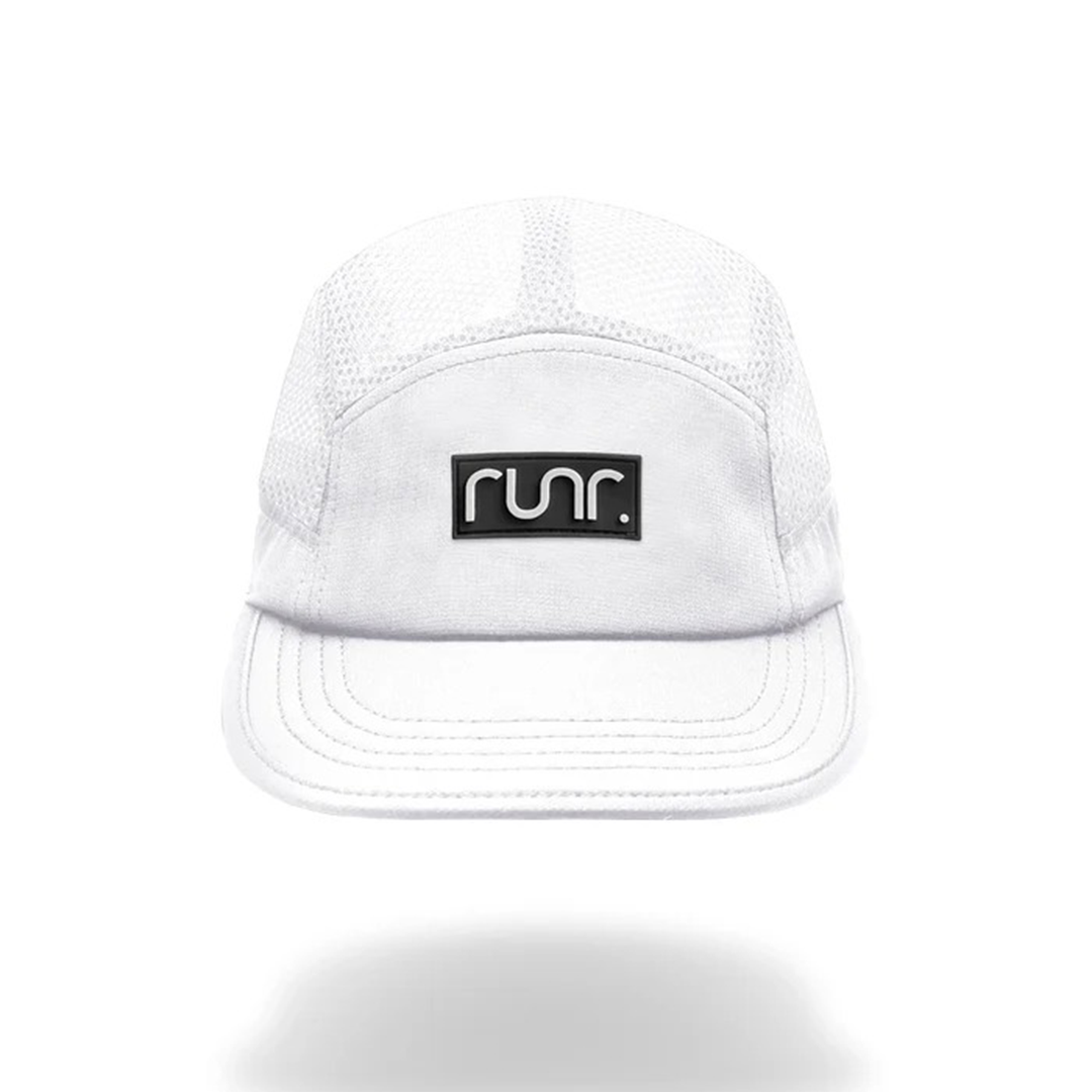 Runr Bali Airflow technical running hat in white