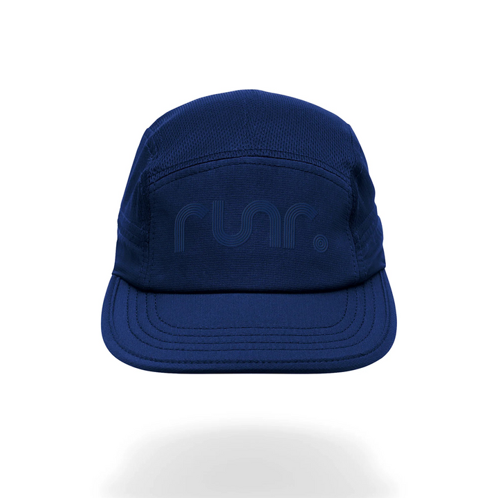 Runr Auckland technical running hat in navy