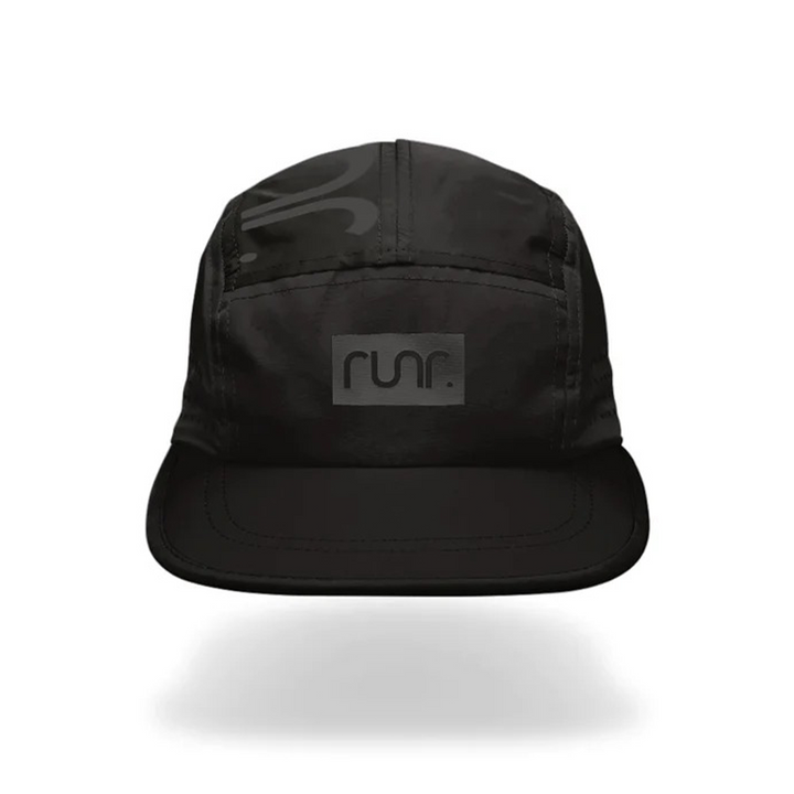 Runr Milan Blackout technical running hat in black