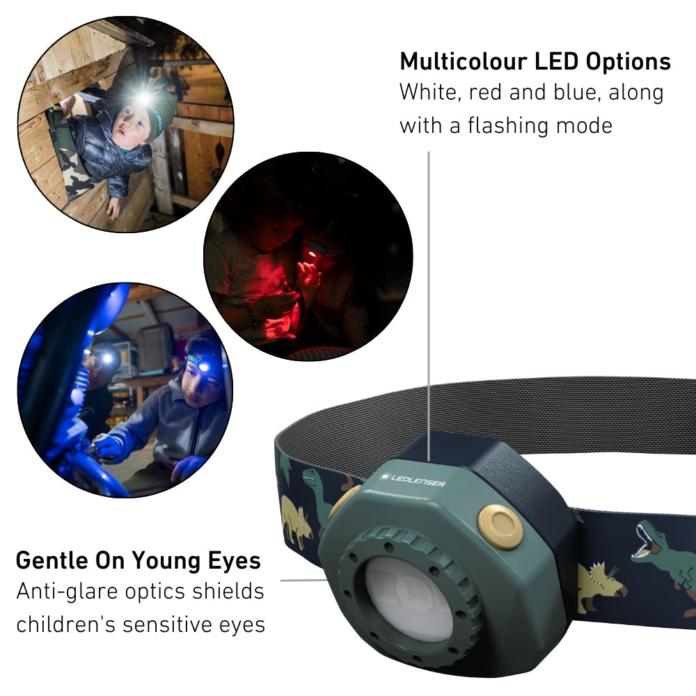 KidLED4R Rechargeable Head Torch - HikeWare  