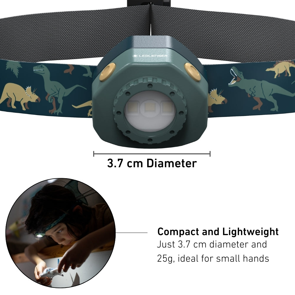 KidLED4R Rechargeable Head Torch - HikeWare  