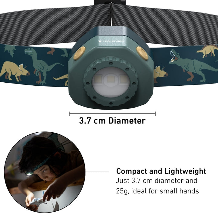 KidLED4R Rechargeable Head Torch - HikeWare  
