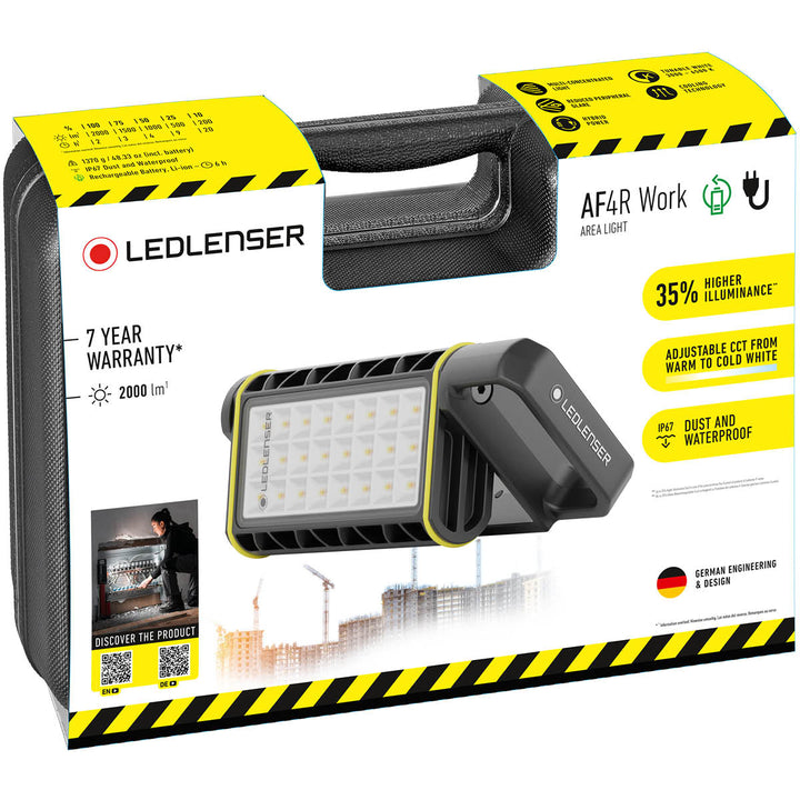 AF4R WORK Rechargeable Area Flood Light, 2000 Lumens - HikeWare  