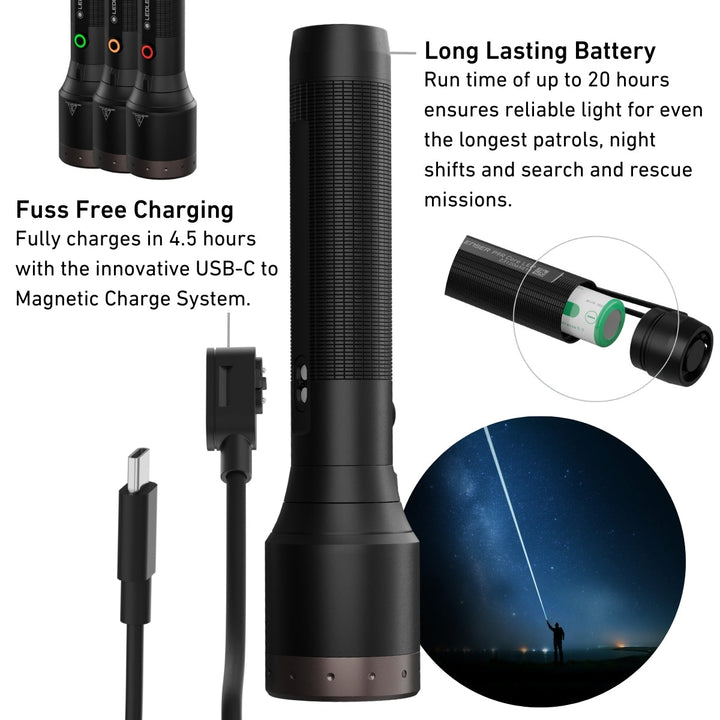 P9R Core LEP Rechargeable Torch 2024, 1000 Lumens - HikeWare  