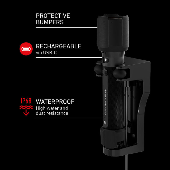 P7R Pro Rechargeable Torch 2025, 2000 Lumens - HikeWare  