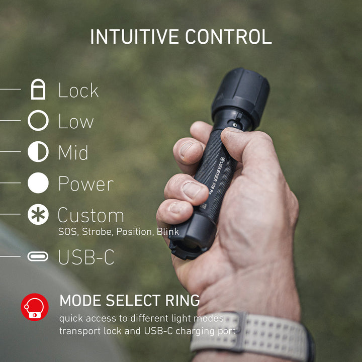 P7R Pro Rechargeable Torch 2025, 2000 Lumens - HikeWare  