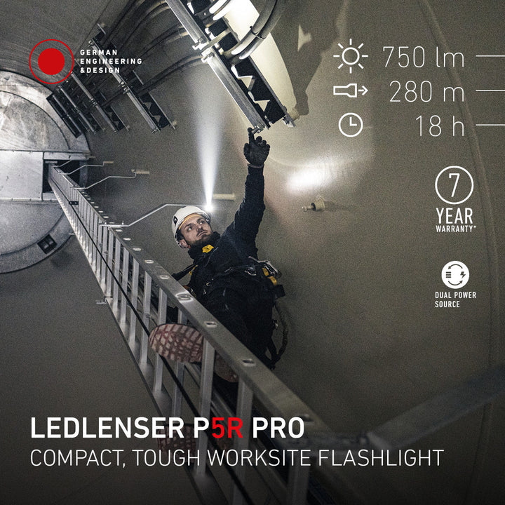 P5R Pro Rechargeable Torch 2025, 750 Lumens - HikeWare  