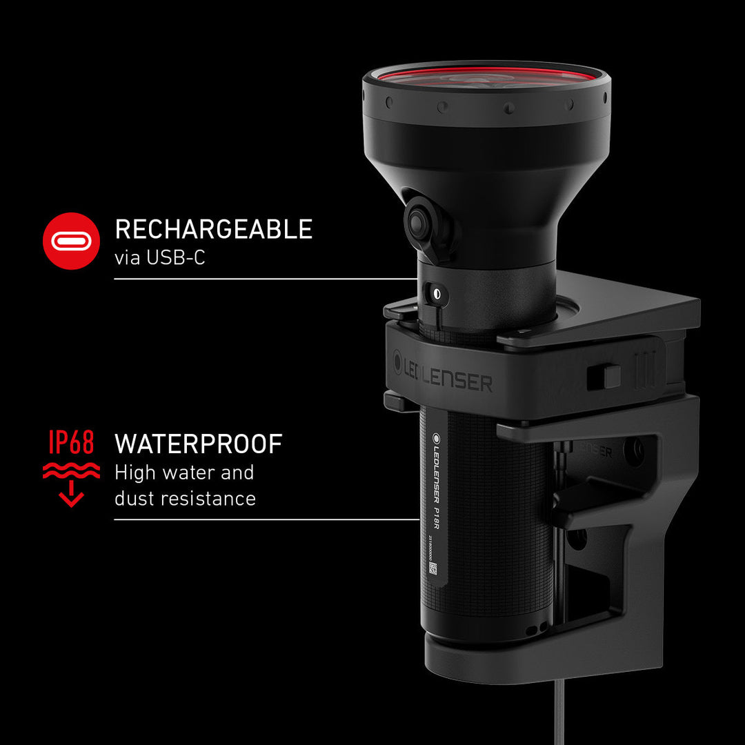 P18R Rechargeable Torch 2025, 6500 Lumens - HikeWare  