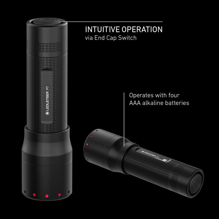 P7 Battery Operated Torch 2025, 650 Lumens - HikeWare  