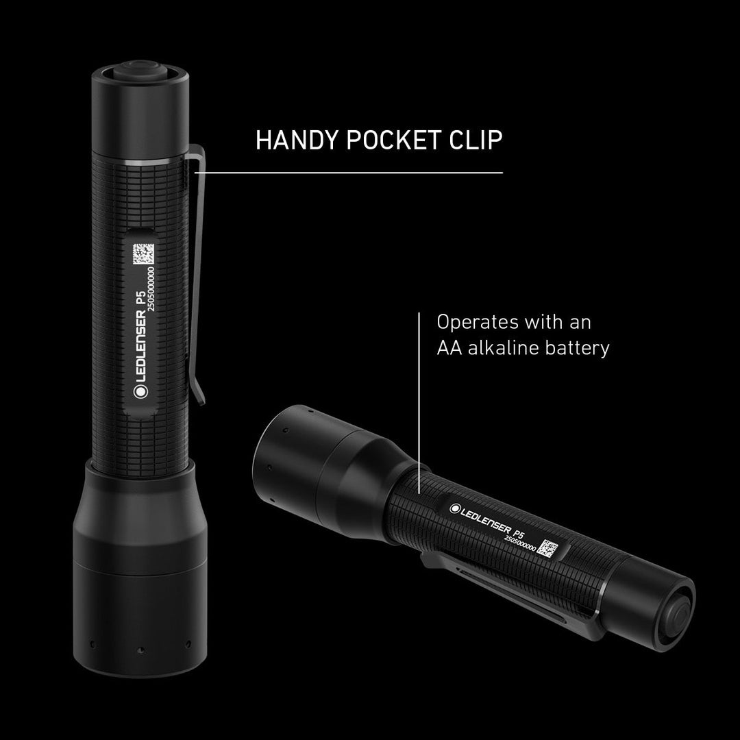 P5 Battery Operated Torch 2025, 200 Lumens - HikeWare  