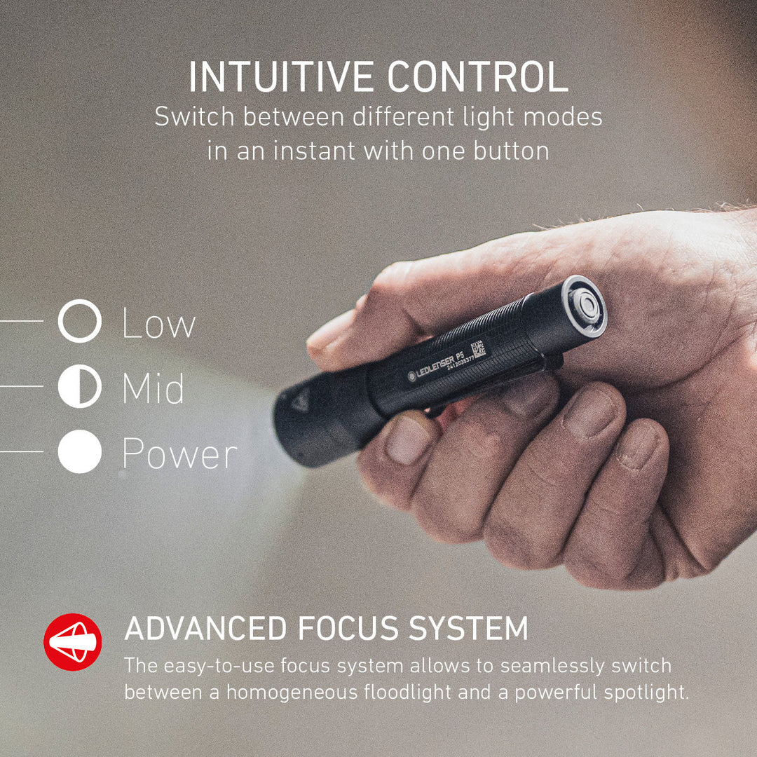 P5 Battery Operated Torch 2025, 200 Lumens - HikeWare  