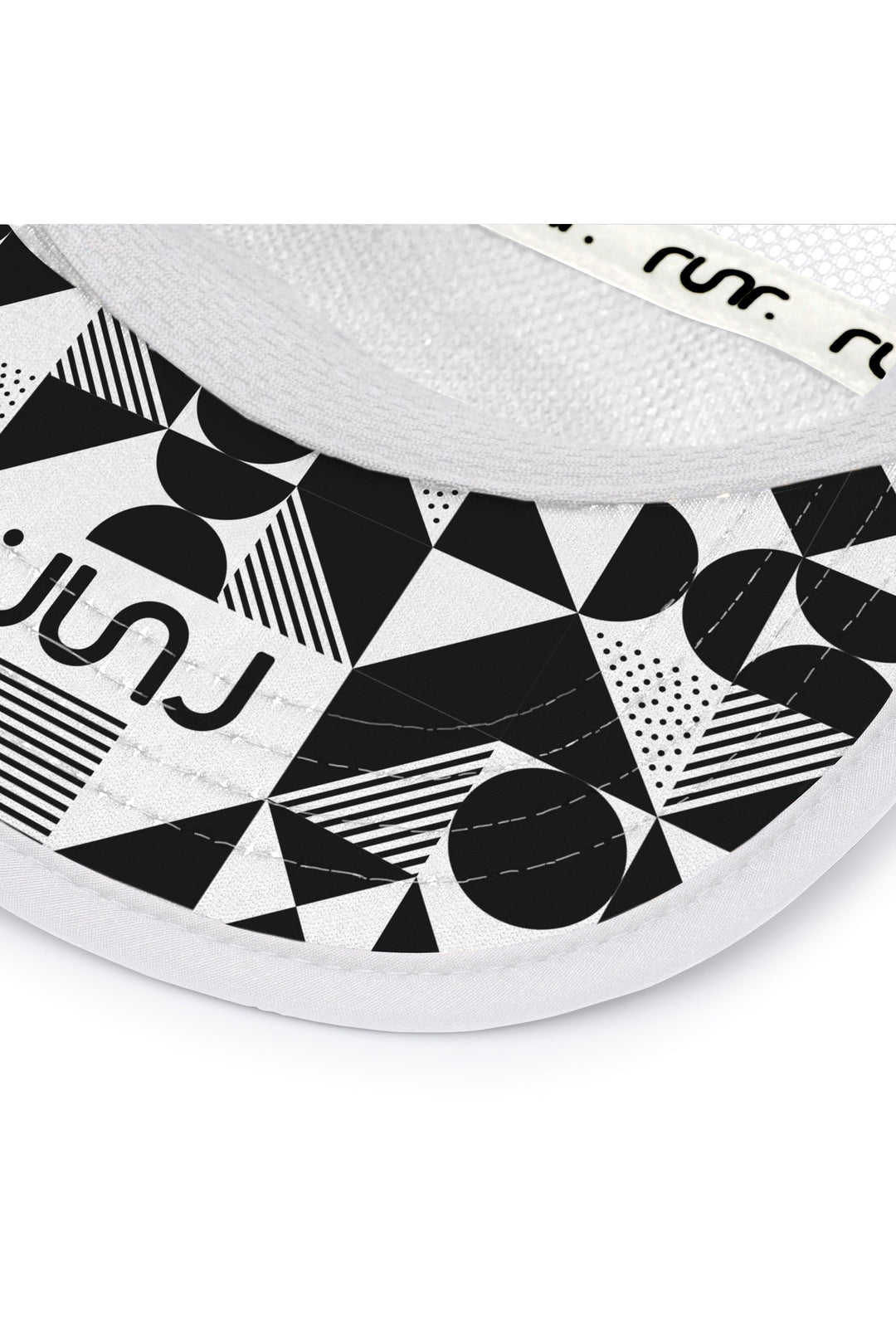 Runr Bali Airflow running hat - under-peak view