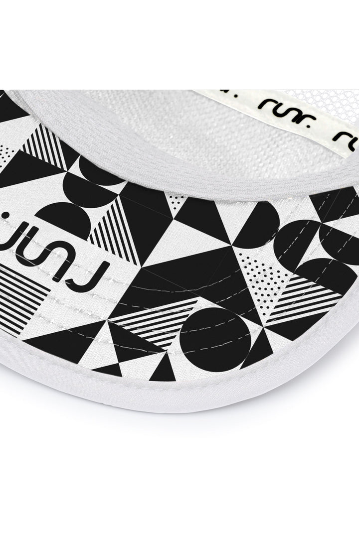 Runr Bali Airflow running hat - under-peak view