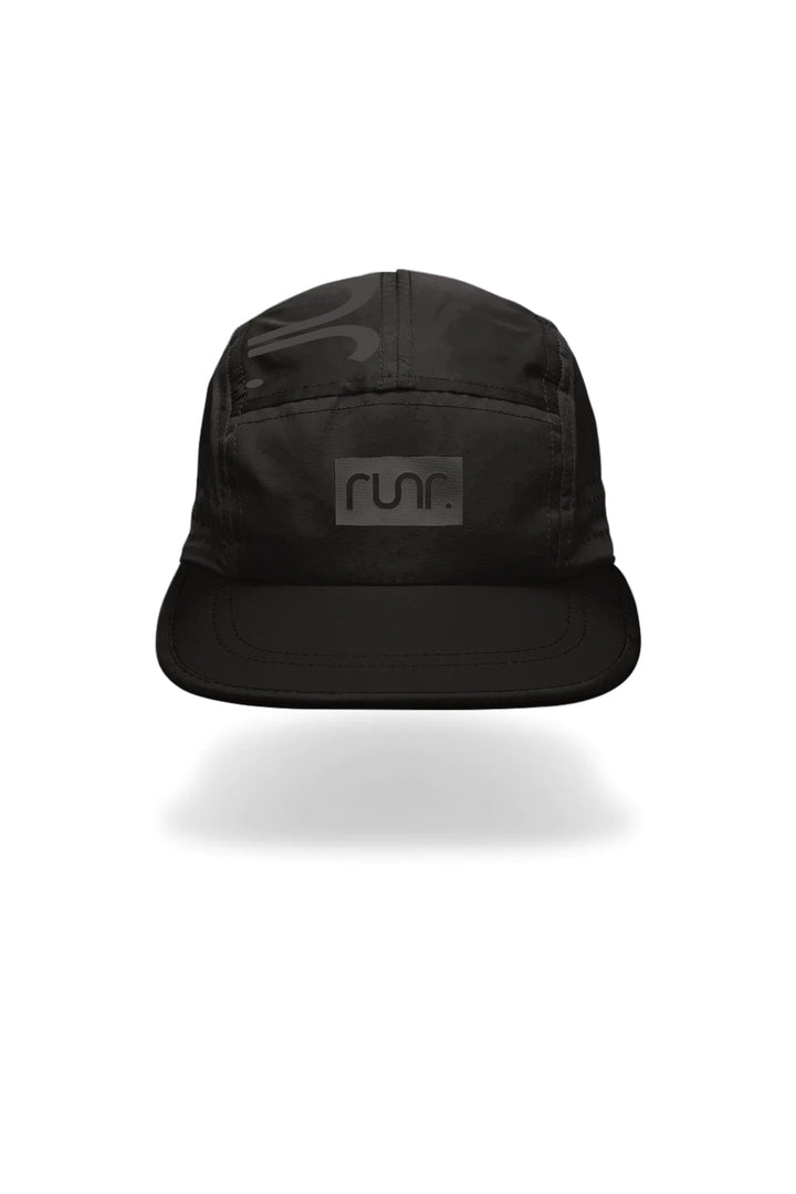 Runr Milan Blackout running hat - front view