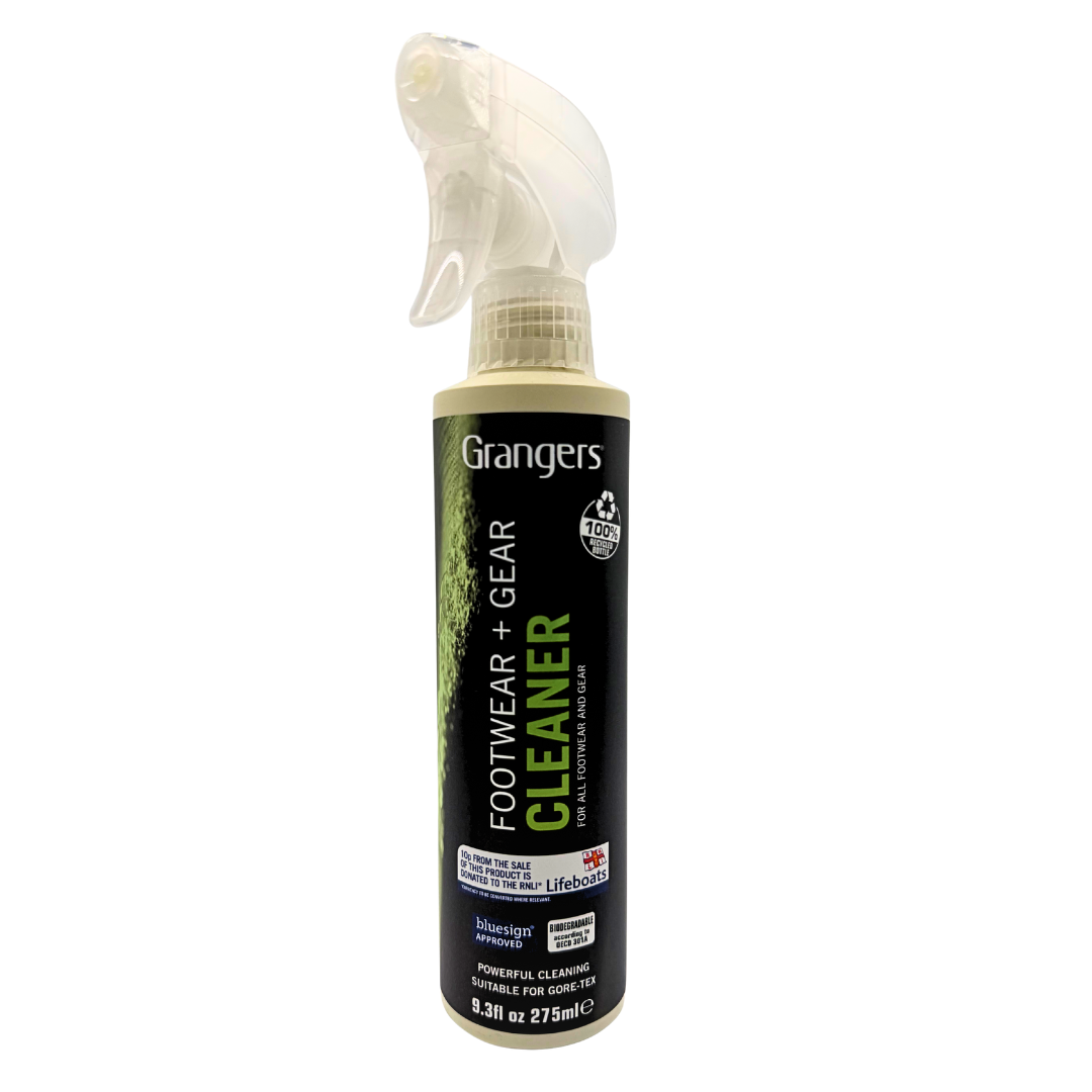 Grangers Footwear + Gear Cleaner 275ml spray bottle