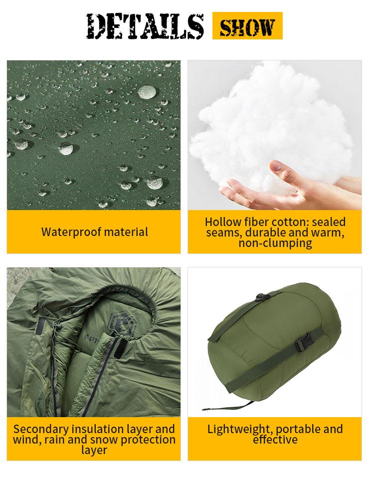 Emerson Blue Label Cold peak Polar sleeping bag  (-15 deg) - HikeWare  