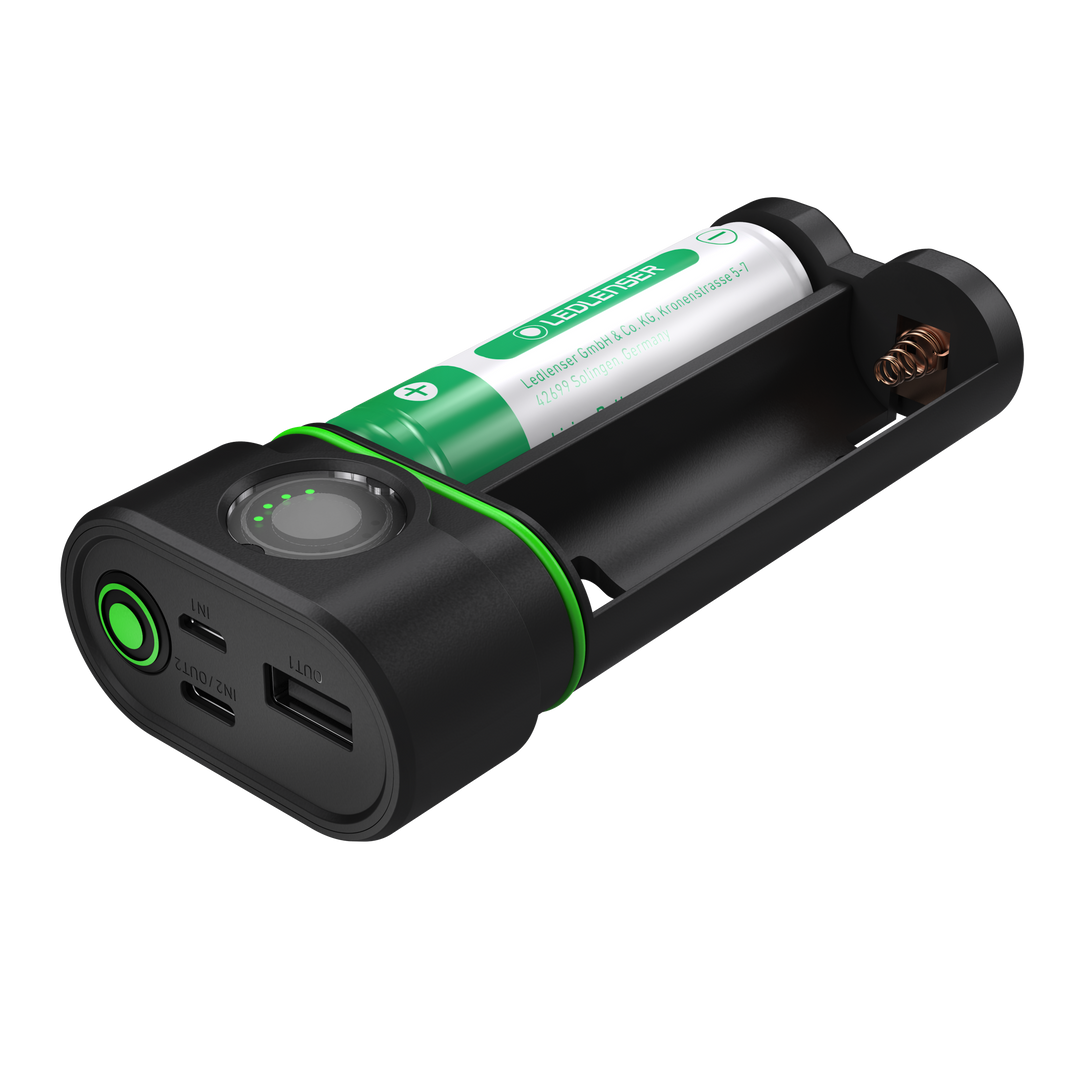 FLEX10 Li-ion Powerbank Plus 9000mAh, Includes 2 x 21700 - HikeWare  