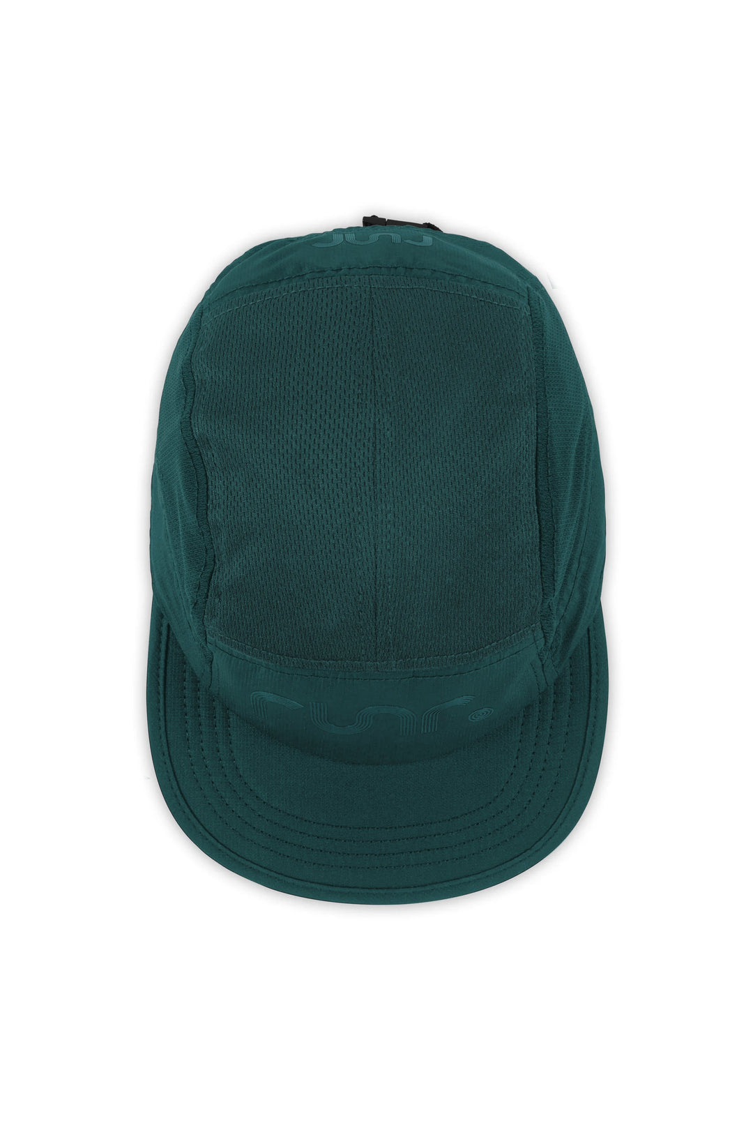 Runr Bruges running hat in green - top view