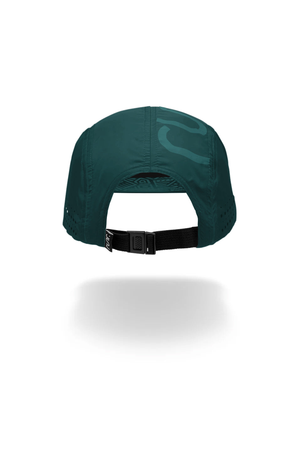 Runr Porto running hat in green - back view