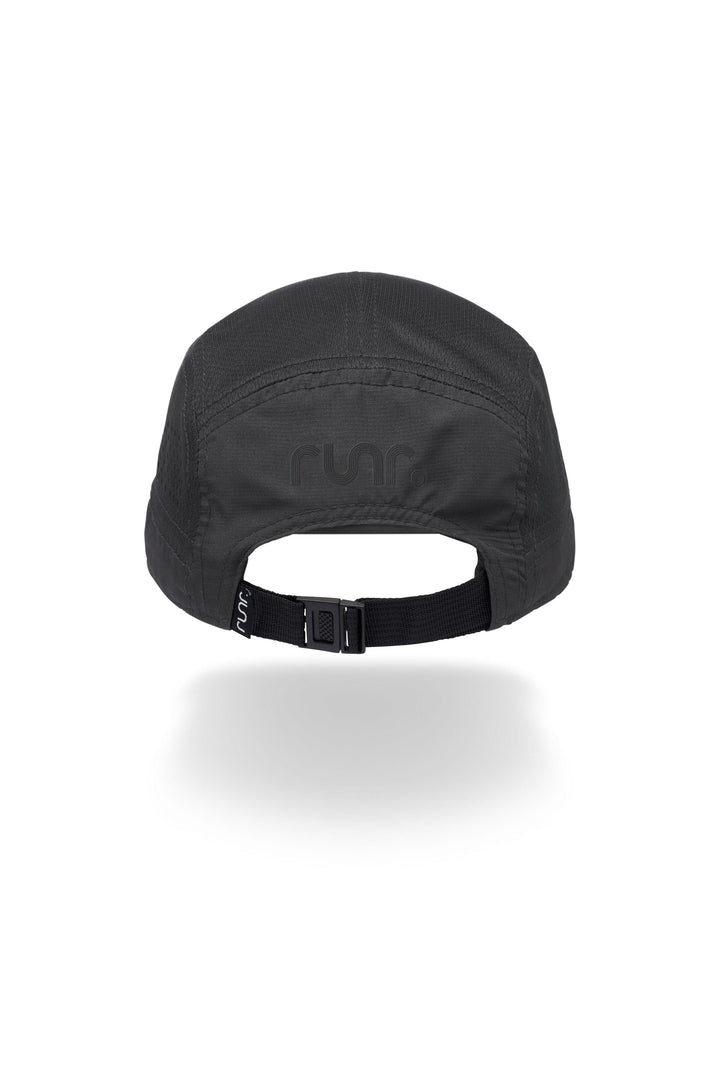 Runr Riga running hat in grey - back view