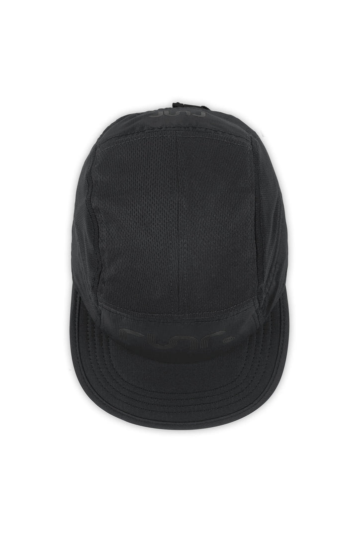 Runr Riga running hat in grey - top view