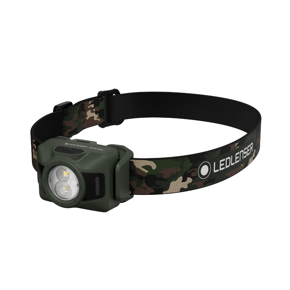 HF4R CAMO RGB Rechargeable Head Torch 2026, 650 Lumens