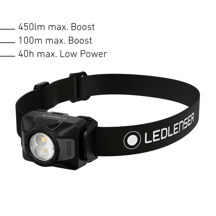 HF4 Battery Powered Head Torch 2026, 450 Lumens