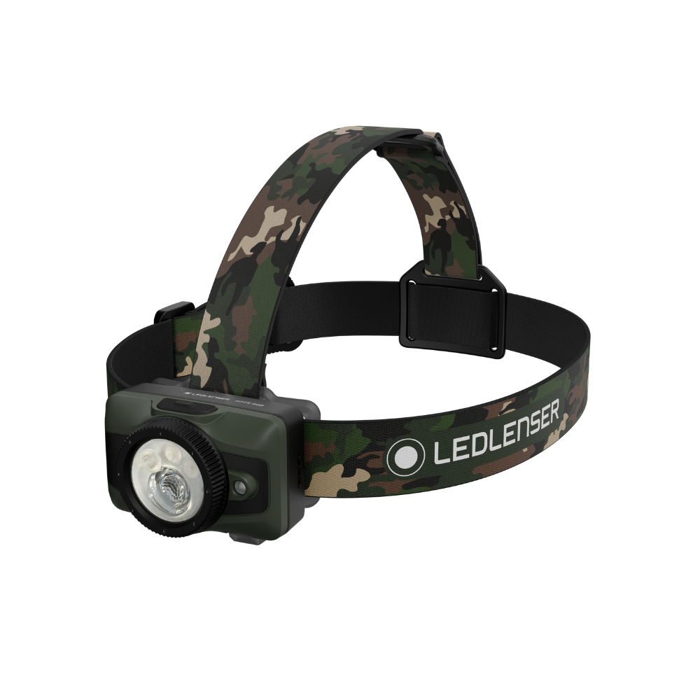 HF7R CAMO RGB Rechargeable Head Torch 2026, 1200 Lumens
