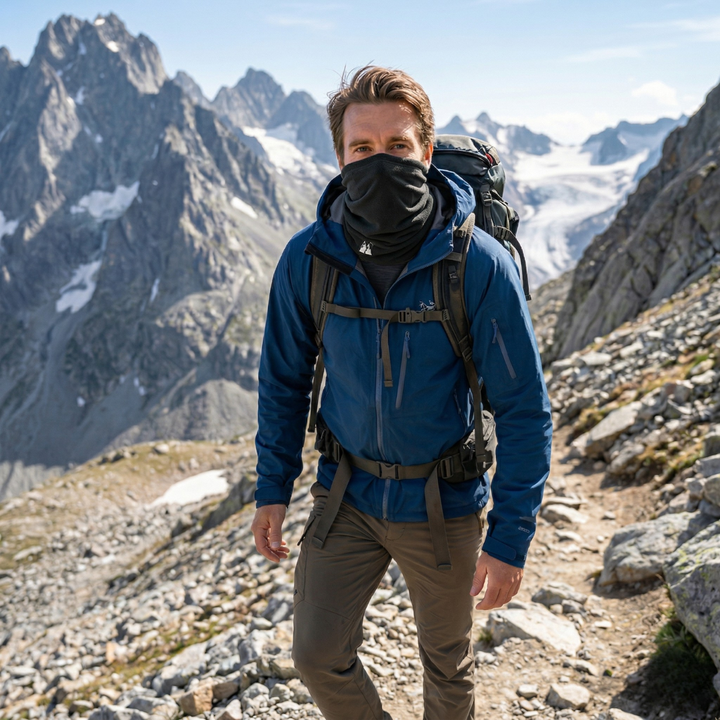 HikeWare Adjustable Thermal Fleece Snood | Windproof Neck Warmer &amp; Face Mask - HikeWare  