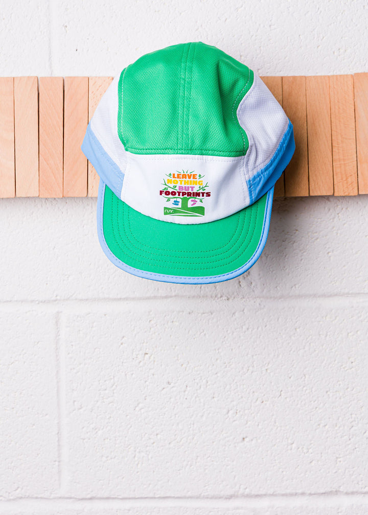 Runr Leave Nothing But Footprints Trails hat - lifestyle shot
