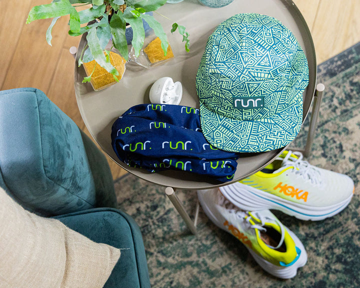 Runr Lima running hat - lifestyle shot